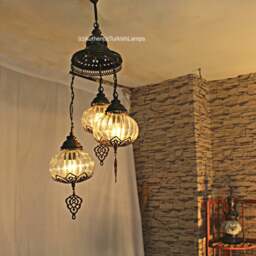 Chandelier Lamp, Light, Moroccan Light, Moroccan Lighting, Turkish Light, Moroccan Lamp, Moroccan Pendant, Moroccan Lantern - thumbnail 3