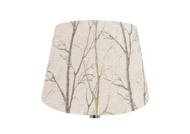 Fibre Naturelle Burley Silver Birch Empire Lampshade Ceiling Light/Table Lamp Pendant, Colourful Home Decor, Made in UK - image 1
