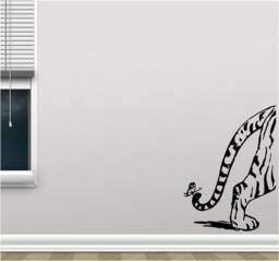 Butterfly Tiger Tail Vinyl Wall Art, Decal, Sticker, Transfer, Mural, Removable, Decor, Interior, Exterior, Peel & Stick, - 0739 - thumbnail 1
