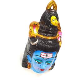 Rare Lord Shiva/Shivji Ji Wall Hanging Face , Solid Alloy Built To Last - thumbnail 3
