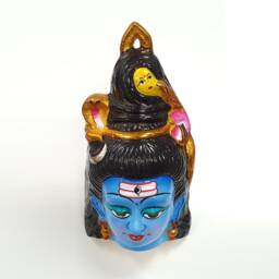 Rare Lord Shiva/Shivji Ji Wall Hanging Face , Solid Alloy Built To Last - thumbnail 2