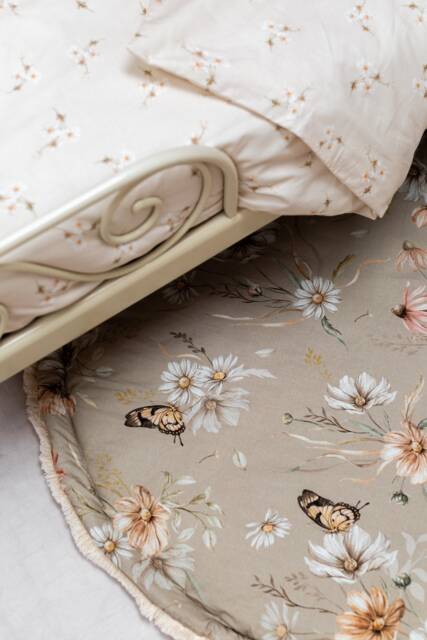 Gold Meadow On Carmel - Round Baby Play Mat, Boxkleed, Krabbeldecke, Speelmat - image 1