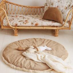 Gold Meadow On Carmel - Round Baby Play Mat, Boxkleed, Krabbeldecke, Speelmat - thumbnail 3