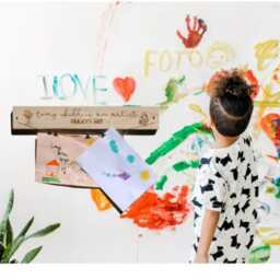 Children Artwork Display Personalised Engraved Wood Sign - thumbnail 3
