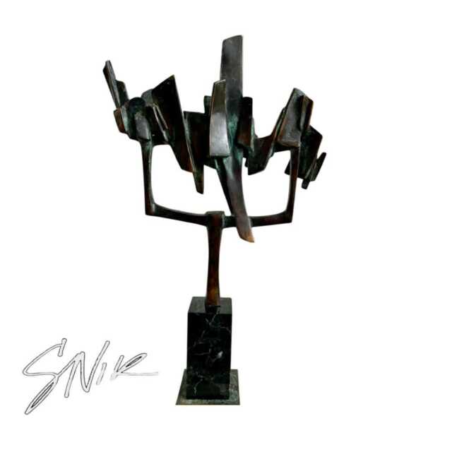 Balance, 36/24/8cm, Single Piece Original Bronze Sculpture, Stoycho Nikiforov - image 1
