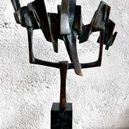 Balance, 36/24/8cm, Single Piece Original Bronze Sculpture, Stoycho Nikiforov - thumbnail 2