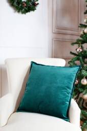 Green Velvet Pillow Covers - thumbnail 1