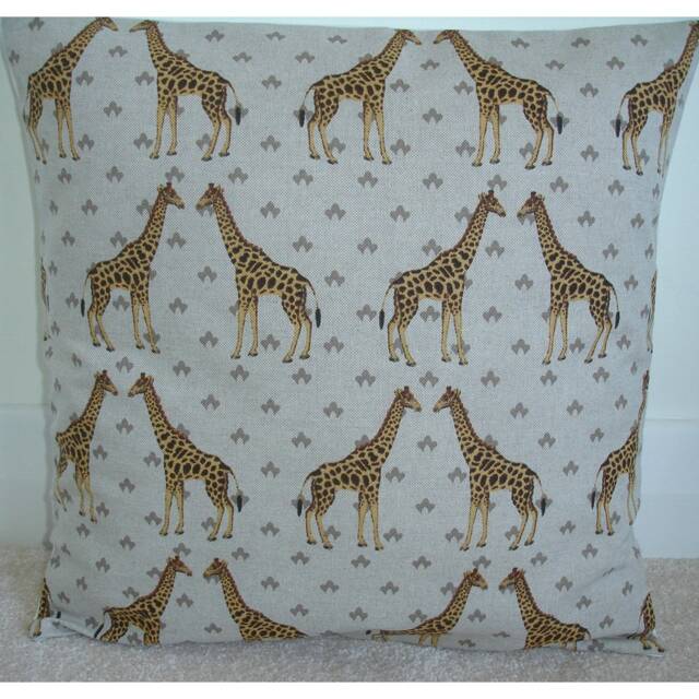 Giraffe Pillow Cover Giraffes 16x16 Cushion Sham Case 16 - image 1