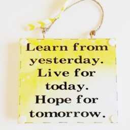 Learn Positive Life Quote Sign Empowering Mindfulness Phrase Plaque Inspirational Meaningful Friends Family Gift - thumbnail 2