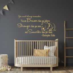 Winnie The Pooh Baby - Classic Pooh Decals Wall Decal Nursery Kids Room Children Decorations Sm160 - thumbnail 3
