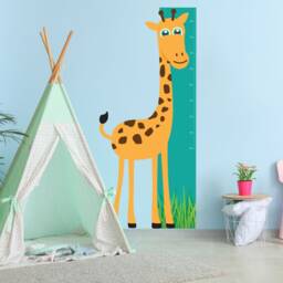 Giraffe Growth Chart Decal - Reusable Kids Height Tracker - thumbnail 3