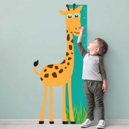 Giraffe Growth Chart Decal - Reusable Kids Height Tracker - thumbnail 2