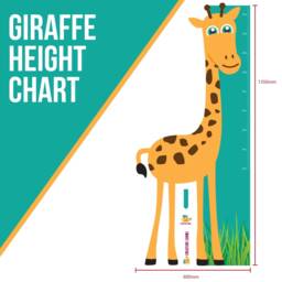 Giraffe Growth Chart Decal - Reusable Kids Height Tracker - thumbnail 4