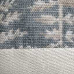 Botanical Cushion Cover Iliv Fernia Mist Blue Cotton Pillow, 16 - thumbnail 3