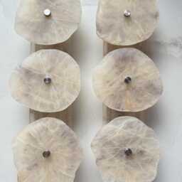 "Wireless Wall Sconce, Handmade Rechargeable Led Lamp, Cordless Bedside Light - " - thumbnail 4