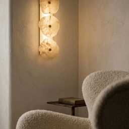 "Wireless Wall Sconce, Handmade Rechargeable Led Lamp, Cordless Bedside Light - " - thumbnail 2