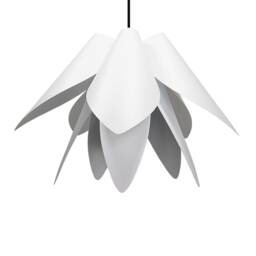 Nebula Flower Light Shade, White Lampshade, Modern Pendant Lighting, Made in UK - thumbnail 2