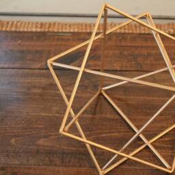Modern Metal Geometric Retro Home Table Decor Minimalist Mid Century Abstract Art Sculpture Made By Geometrix - thumbnail 2