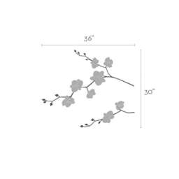 Orchid Flower Decal - Nature Vinyl Wall - thumbnail 3