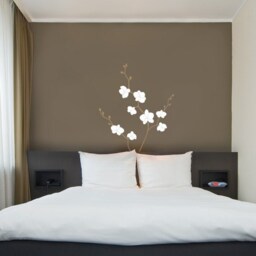 Orchid Flower Decal - Nature Vinyl Wall - thumbnail 2