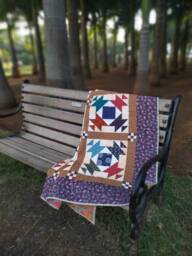 Country Quilt, Throw Quilt, Handmade Lap Patchwork Farmhouse Decor, Couch Blanket, Quilt Sale - thumbnail 1