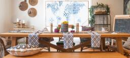 African/Ethnic Dining Room Table Setting
