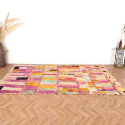 Moroccan Rug, Berber Handwoven Boujaad Rug , 6x9 Rug , Colorful Boho - thumbnail 3