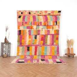 Moroccan Rug, Berber Handwoven Boujaad Rug , 6x9 Rug , Colorful Boho - thumbnail 1