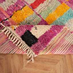 Moroccan Rug, Berber Handwoven Boujaad Rug , 6x9 Rug , Colorful Boho - thumbnail 4