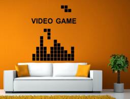 Video Game Controller Joystick Gamer Gaming We Love Let's Play Tv Wall Or Window Sticker Decal Vinyl Fathead Mural Decor L2035 - thumbnail 1