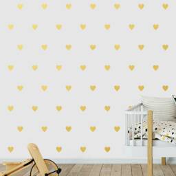 Heart Vinyl Wall Decals Removable Nursery Decor, Valentine's Day - thumbnail 3