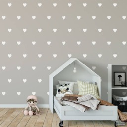 Heart Vinyl Wall Decals Removable Nursery Decor, Valentine's Day - thumbnail 4