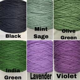 Macrame Curtain Tiebacks Natural Cotton Flower Drape Tie - 65-95cm - thumbnail 4