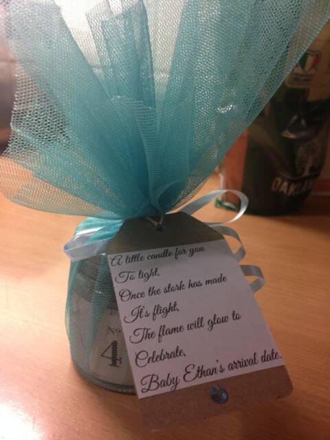 Baby Shower, Gifts, Hand Crafted, Candles, Custom Made, Shower Favors