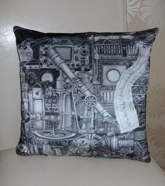 Telescopolis Velvet Cushion, Original Design - image 1