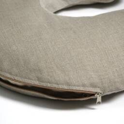 Travel Pillow, Neck Buckwheat Neck Zewo Waste Travel Linen Grey Zero Pillow - thumbnail 4