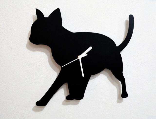 Cat Silhouette - Wall Clock - image 1