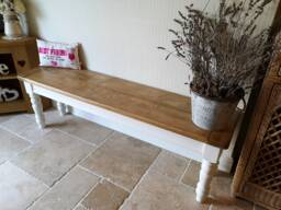 Vintage Pine Farmhouse Bench Seating - Hand Made To Order