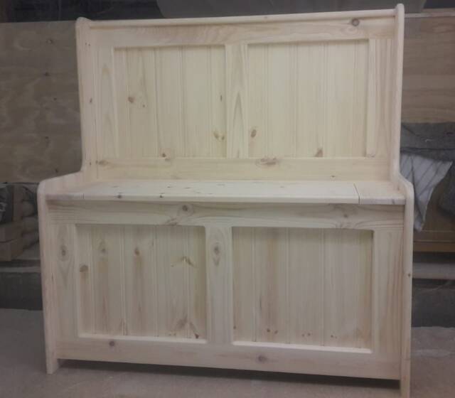 3Ft Wide Modern Monks Bench, Storage Bench, Shoe Any Size Made. Delivery Cost Shown On The 2nd Photo - image 1