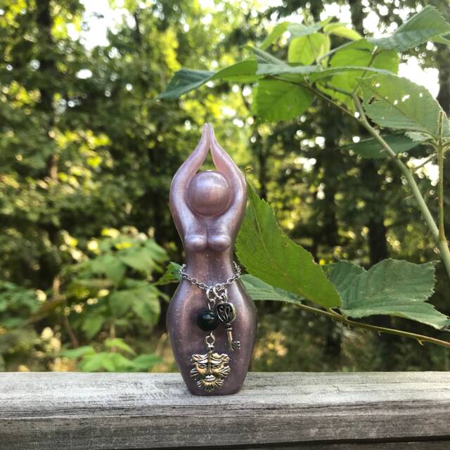 Airmid Story Goddess Sculpture - Statue, Figurine, Celtic, Healing Goddess, Herbal Healing - image 1