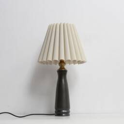 Oatmeal Fabric Lampshade Ceramic Table Lamp Home Furnishing-5# - thumbnail 3