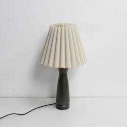 Oatmeal Fabric Lampshade Ceramic Table Lamp Home Furnishing-5# - thumbnail 2