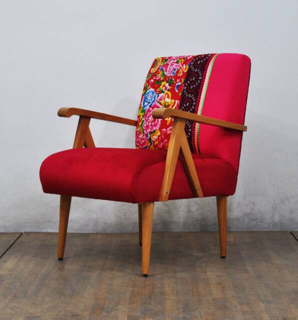 Wooden Armchair - Pink Candy - image 1