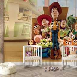 Kids Popular Characters Self-Adhesive Wallpaper Mural Home Wall Art Decor Wp69 - thumbnail 2