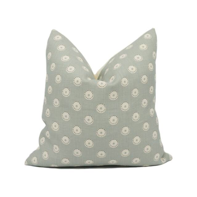 Vanessa Arbuthnott - Pretty Maids Duck Egg Scandinavian Geometric Cushion Cover Handmade Throw Pillow Designer Home D??cor - image 1