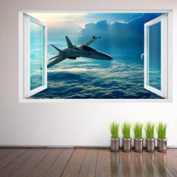 Jet Aircraft Military Wall Sticker Mural Decal Poster Print Art Kids Bedroom Home Decor Ea39 - thumbnail 2