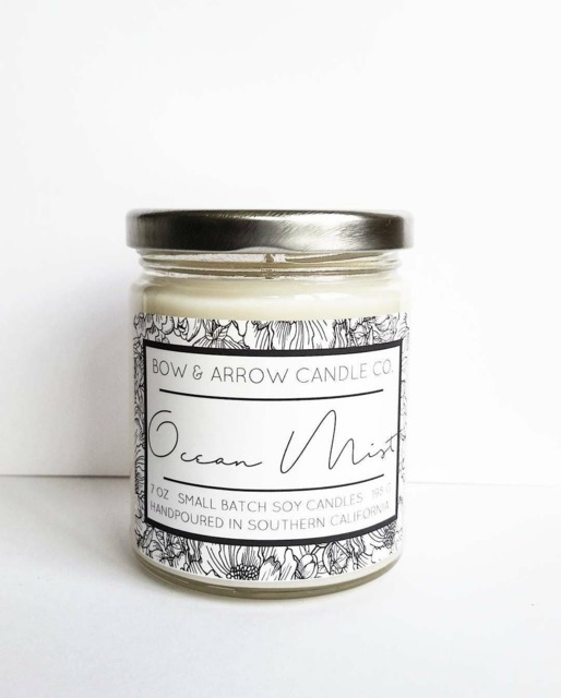 Ocean Mist Natural Soy Candle 7 Oz - Eco-Friendly Spring Gift Idea Sea Scented Ozone - image 1