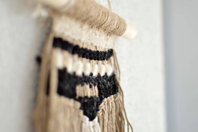 Saara - Weaving/Weavers Edgy Loom Cotton Tapestry Wall Hanging Woven Home Design Boho Decoration Art - image 1