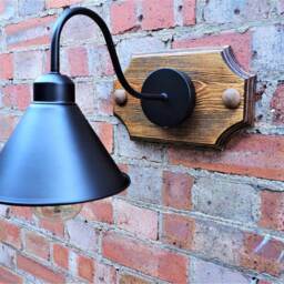 Industrial Lights Vintage English Style Wall Sconce Lighting 1 Metal Shade Lamp - thumbnail 3