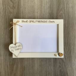 Engraved Personalised Photo Frame - Best Friend Gift Bestie Unique For Friends Partner in Crime - thumbnail 2